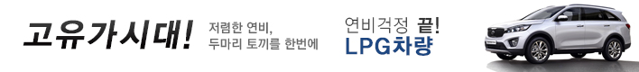 LPG차량 - 고유가 시대 저렴함과 연비, 두마리토끼를 한번에